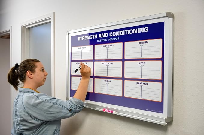 Strength and Conditioning Whiteboard 36" x 24" - Image 3