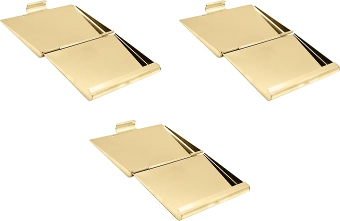 Stephanie Imports Set of 3 Slim & Minimalist Metal Business Card Holder Unisex - Image 2