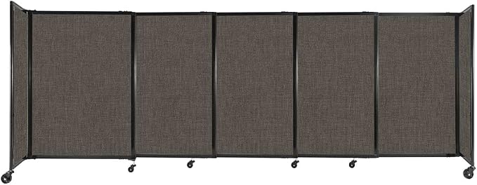 Versare Straightwall Sliding Portable Wall Partition | Freestanding Office by VERSARE