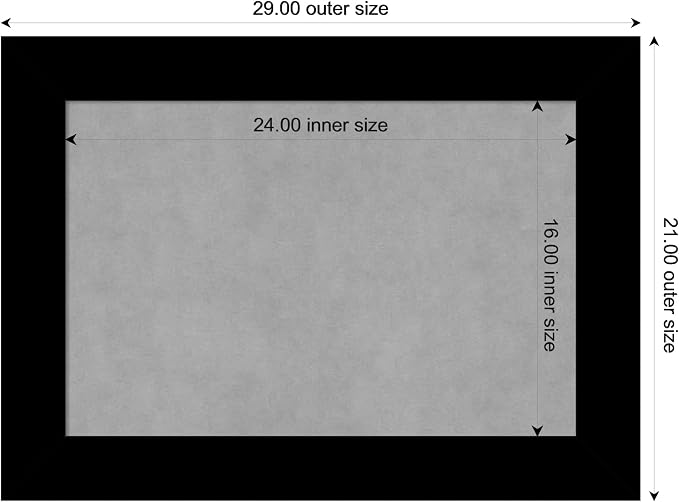 Amanti Art Black Framed Magnetic Board 21x29 Medium Vision Board - Image 4