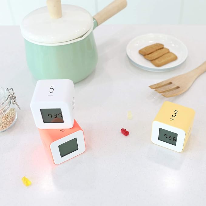 mooas Multi Clock Time Cube Timer, Alarm & Backlight Desk Productivity - Image 7