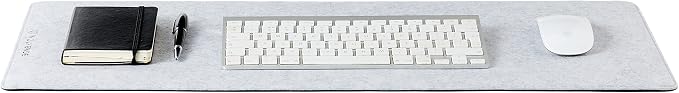 Wolvende Premium Felt Desk Mat | Small 12" x 27.5" | Multifunctional Desk Pad - Image 3
