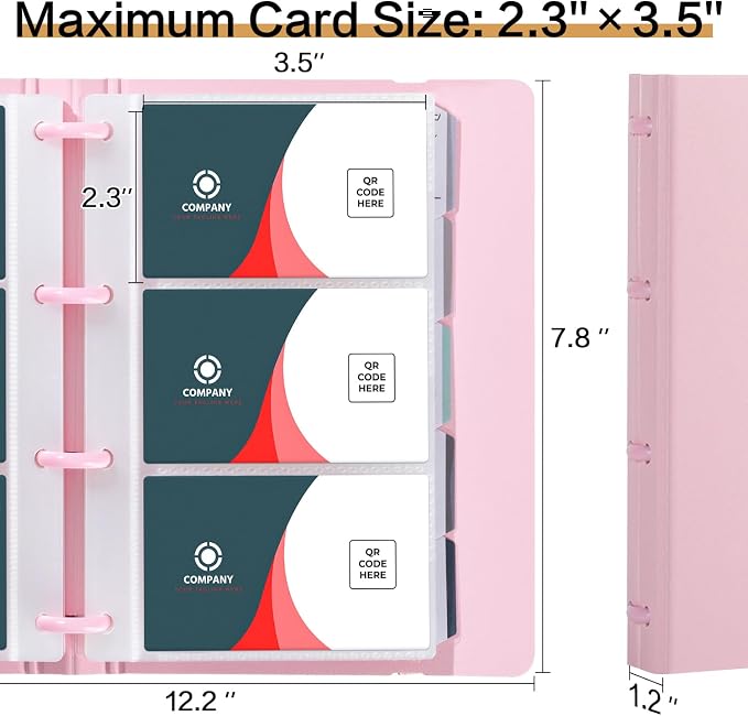 deli Business Card Book Holder, Business Card Organizer, Name Card Book Holder - Image 7