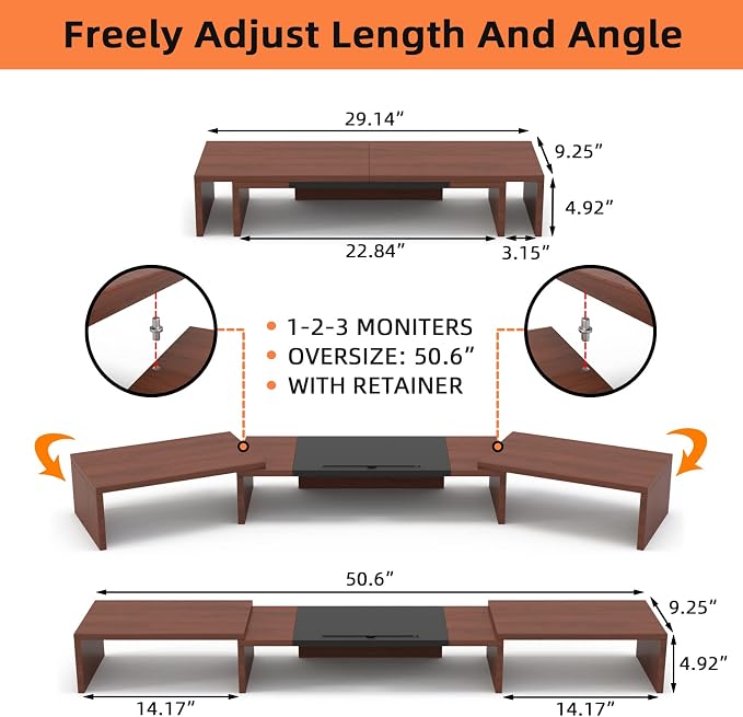 WESTREE Triple Monitor Stand Riser - Image 6