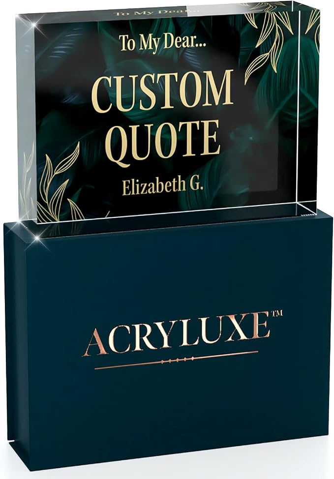 Custom Acrylic Sign Personalized, Custom Desk Name Plate, 18 Styles, by MySignCenter