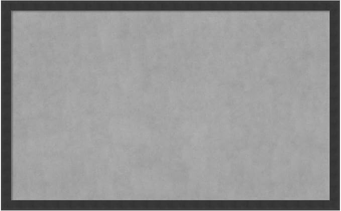 Amanti Art Black Framed Magnetic Board 26x42 Large Vision Board by AmantiArt