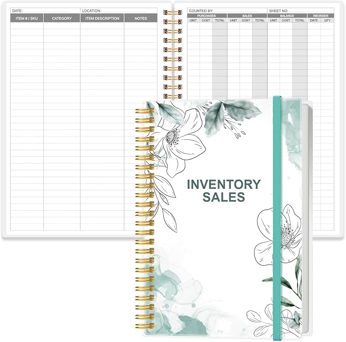 Inventory & Sales Log Book for Small Business – Inventory Ledger Book, by Heveboik