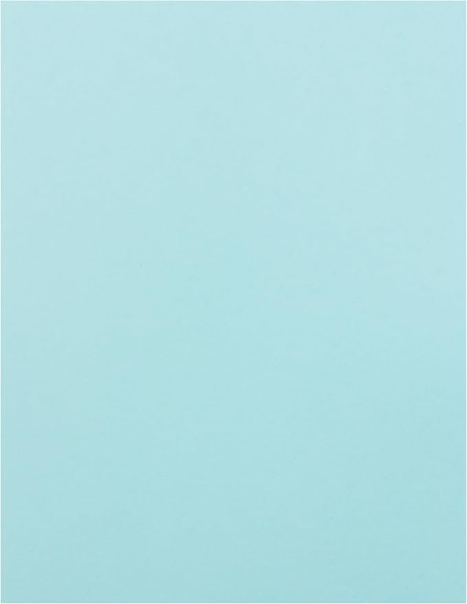 LUXPaper 8.5" x 11" Paper | Letter Size | Pastel Blue | 60lb. Text | 50 Qty by LUXPaper