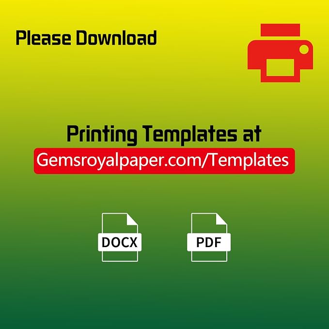 Gemsroyal 2-1/3”×3-3/8”Printable Name Tags Self Adhesive, 2-1/3×3-3/8 White - Image 4