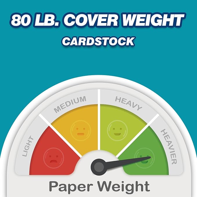 Chell Extra Heavyweight Index Cards 3x5 Inch, No Bleed-Through, Ruled Front and - Image 2