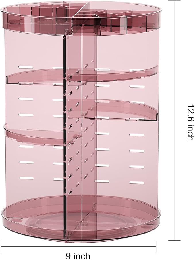 Jiavarry 360 Rotating Makeup Organizer - Image 5