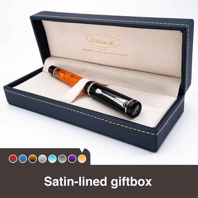 Conklin Duragraph Fountain Pen Orange Nights