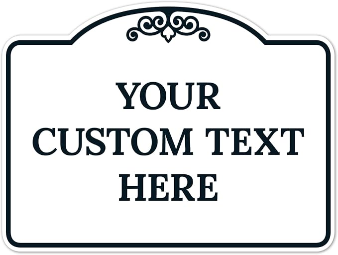 Custom Decorative Sign, Personalized Metal Sign by SigoSigns