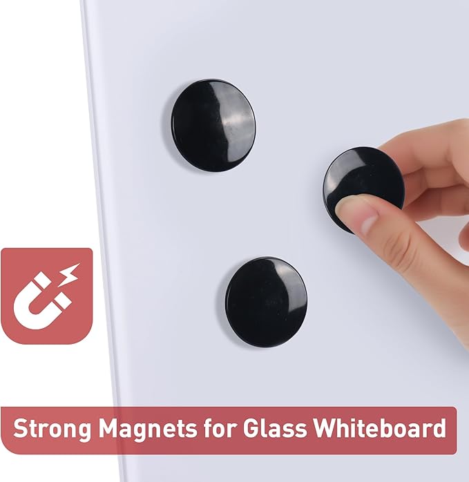 12 Pcs TOWON Strong Magnets for Glass Whiteboard, Dry Erase Board Magnets - Image 4