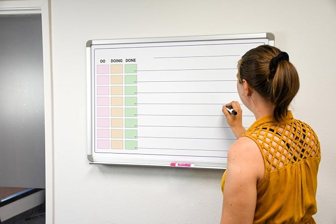 Do - Doing - Done List Whiteboard 36" x 24" - Image 4