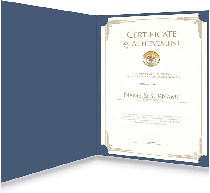 HAUTOCO 30 Pack Certificate Holders, Document Award Covers Certificate Folders - Image 7