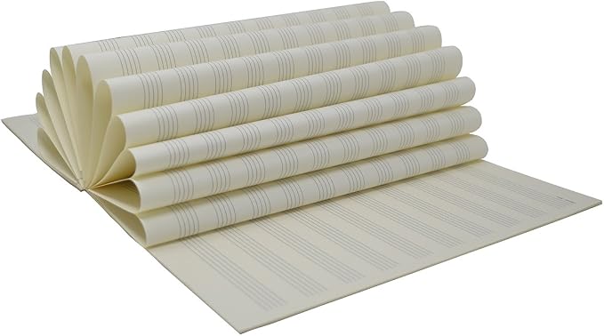 10 Pcs Music Notebook, Music Staff Notebook, 50 Sheets/100 Pages Blank Sheet - Image 3