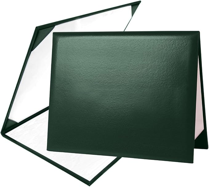 Diploma Cover 8.5” x11” Diploma Holder of Graduation Leatherette Padded - Image 2