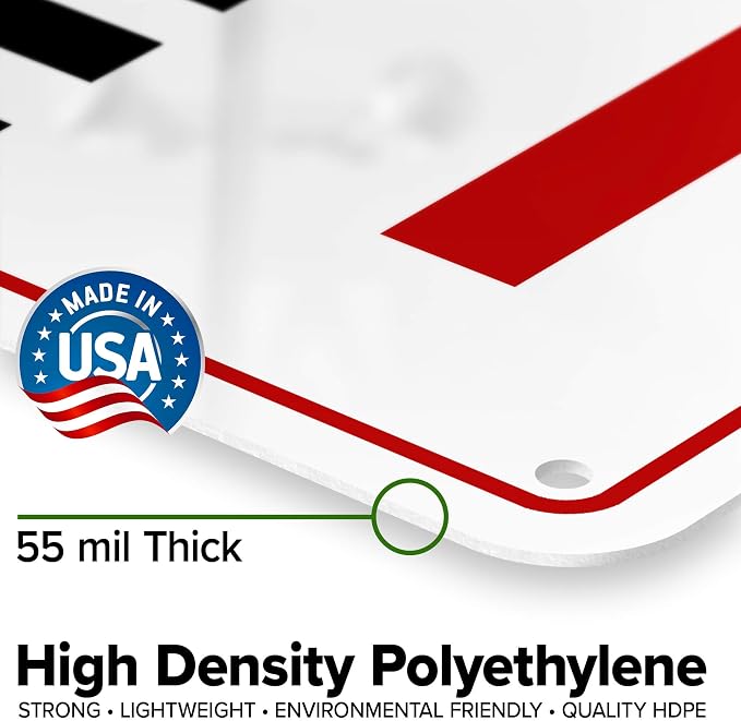 Custom Arrow, Custom Directional Sign, Right Arrow, 7x10 Inches, 55 mil thick - Image 3