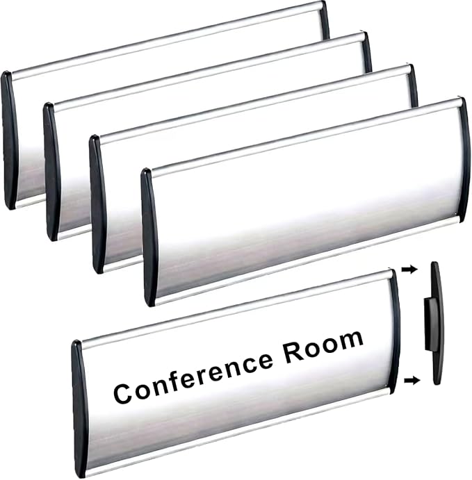 SINKAA 5 Pcs Office Name Plates Holder by SINKAA