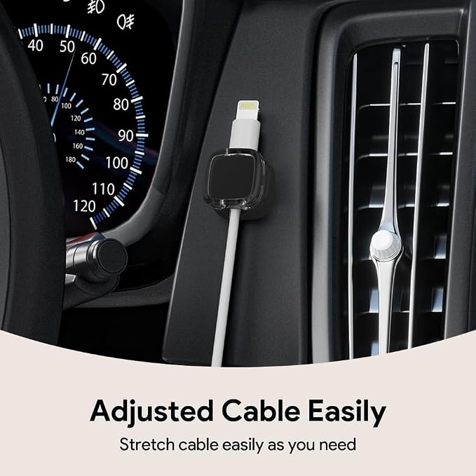 Magnetic Cable Clips, Adjustable Cord Holder Management, Adhesive Wire Keeper - Image 7