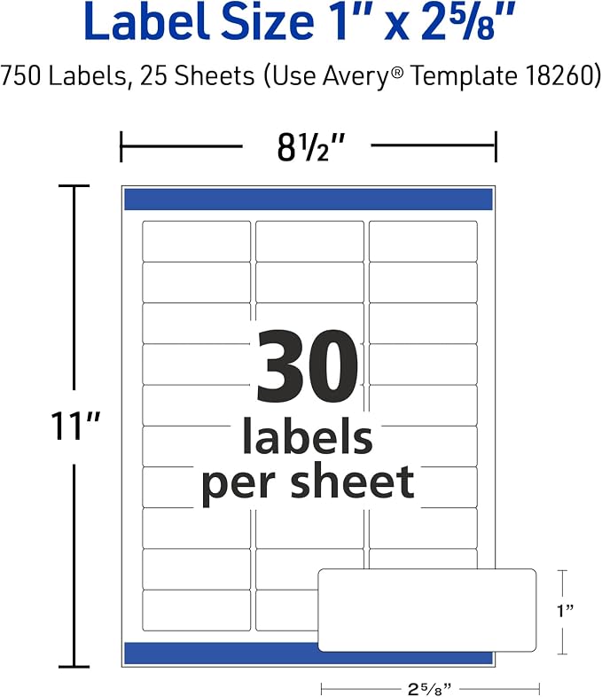 Avery Easy Peel Printable Address Labels - Image 5