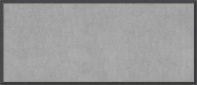 Amanti Art Black Framed Magnetic Board 21x49 Oversize Vision Board by AmantiArt