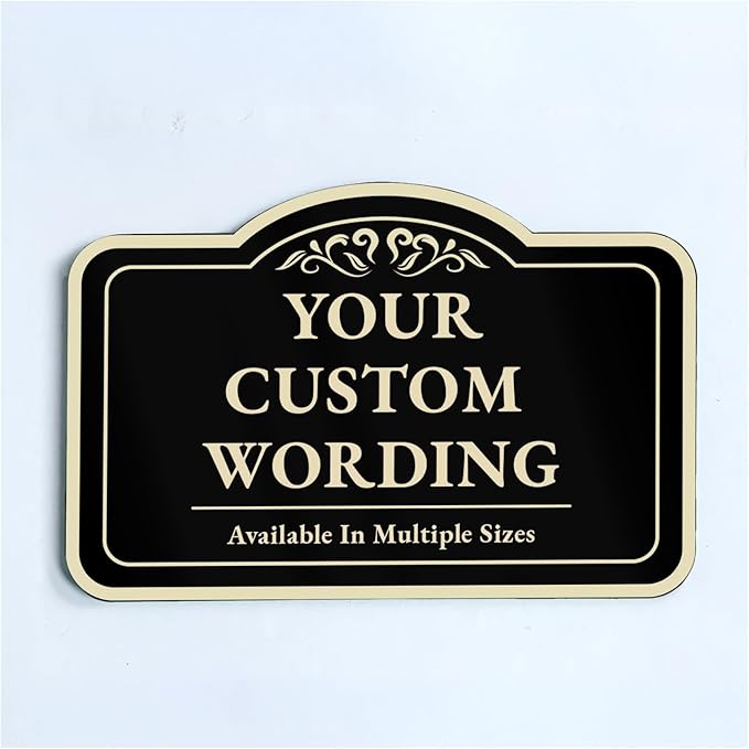 CustomDecor Outdoor Metal Signs by SpeedyOrders