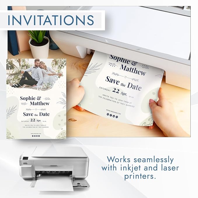 MOS White Cardstock Paper 11 x 14 Inch — Heavyweight Poster Board Card Stock - Image 5
