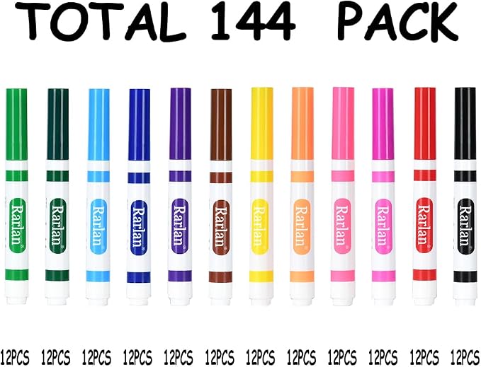 Rarlan Washable Markers Bulk, Markers - Image 2