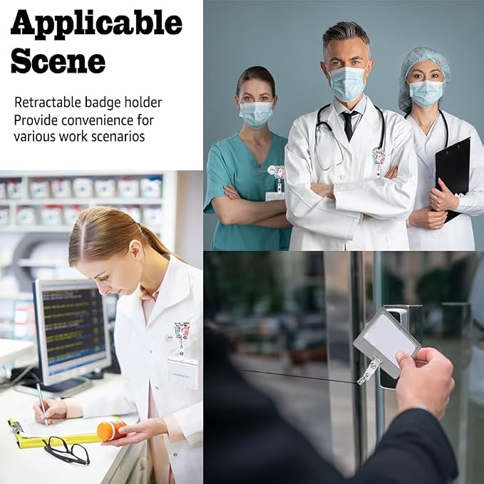 Sixrip lt's A Beautiful Day To Catch Babies Midwife Badge Reel, Funny Stork - Image 6