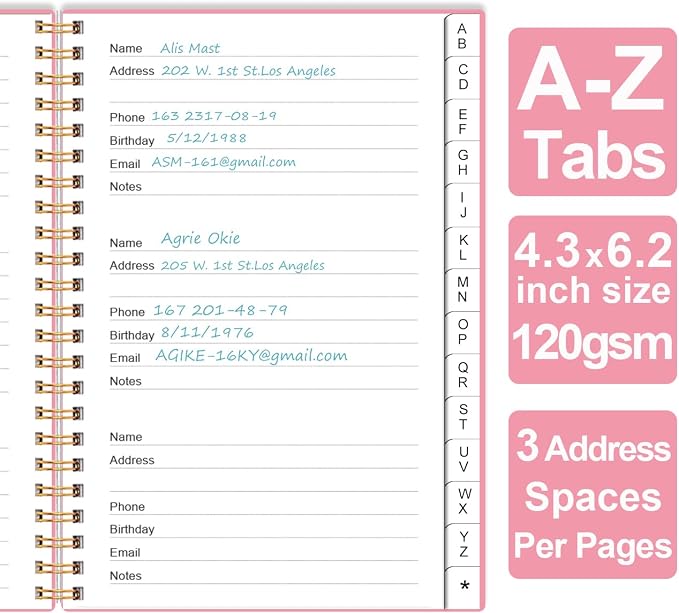 Address Book with Alphabetical Tabs - Image 3