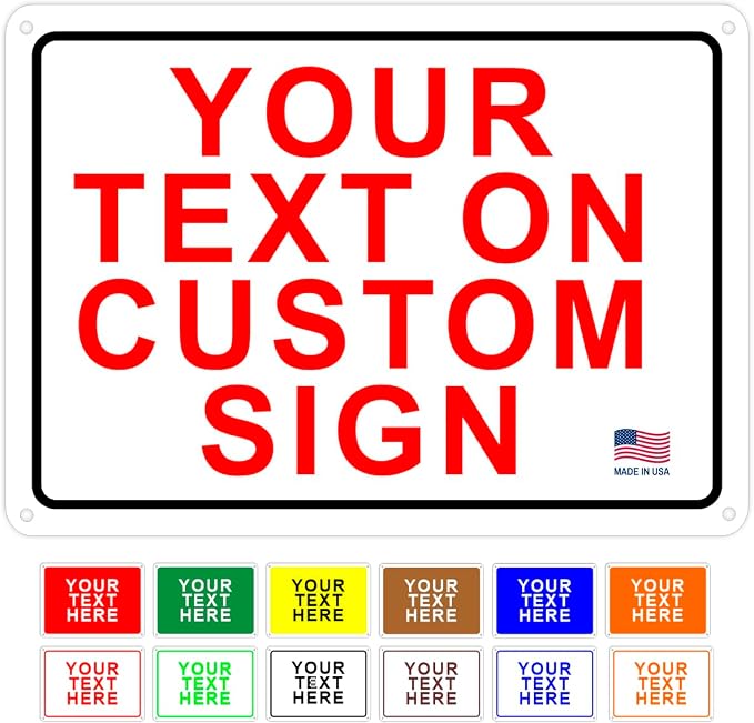 Custom Signs Outdoor Metal for Home Office Business, Personalized, Man Cave - Image 2