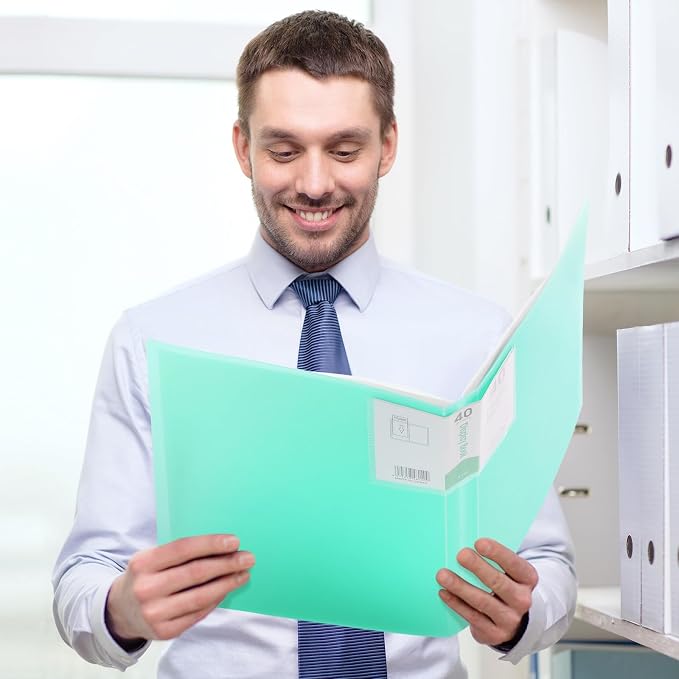 Phyxin Portfolio Binder, 40-Pocket Portfolio Folder 8.5" x 11", Displaying 80 - Image 8