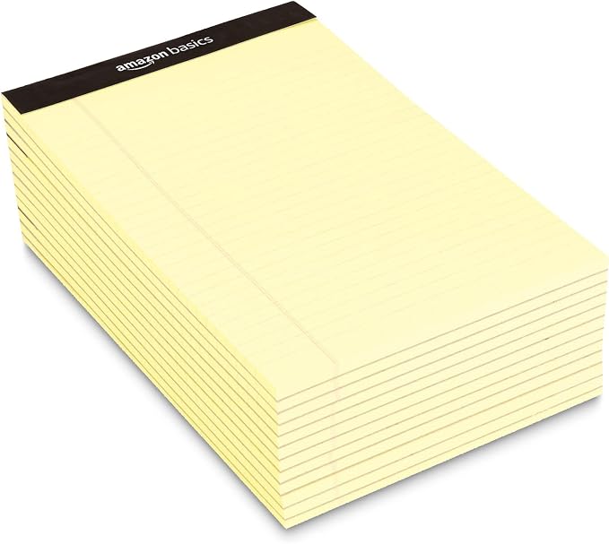 Amazon Basics 50 sheet Narrow Ruled Lined Writing Note Pad, 5 inch x 8 inch - Image 5