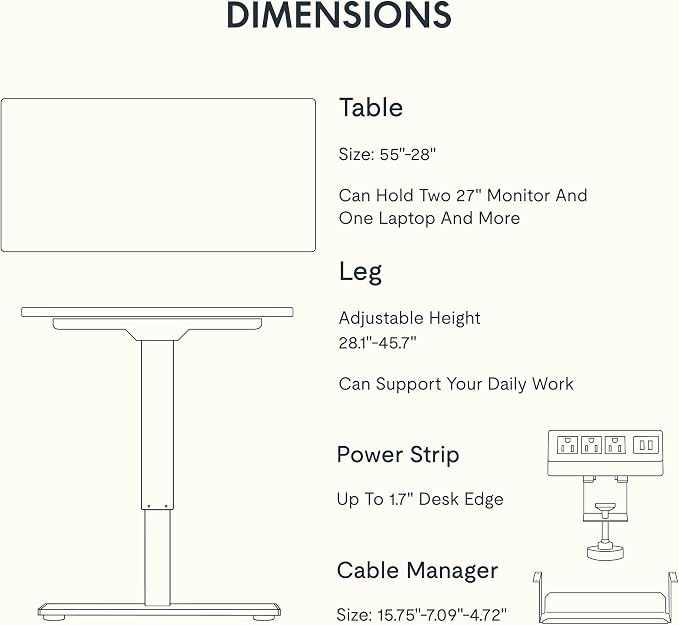 FLEXISPOT EN2 Whole-Piece Standing Desk - Image 7