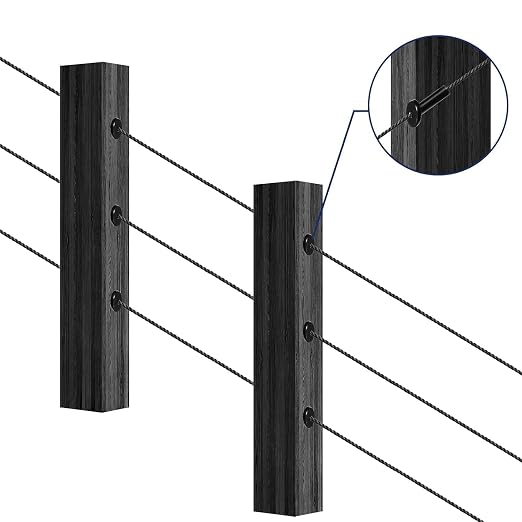 RiaYer 40 Pack 45 Degree Angle Protective Sleeves, T316 Marine Grade Cable - Image 3