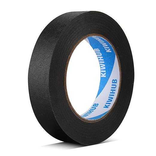KIWIHUB Black Painters Tape, 1 inch x 60 Yards by KIWIHUB