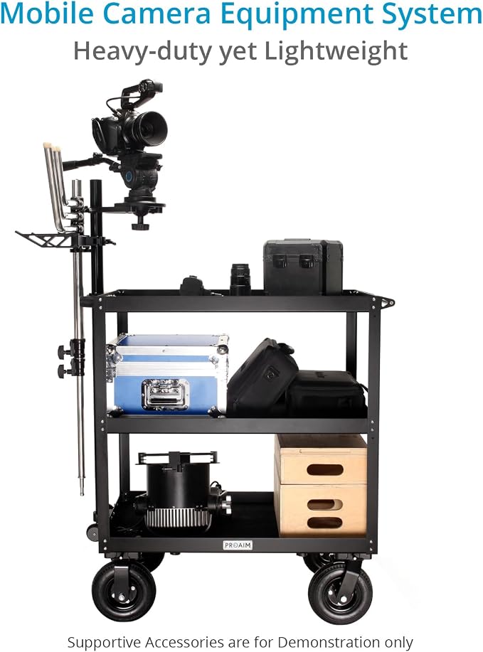 PROAIM Bowado 36" Video Camera Production Cart - Image 7