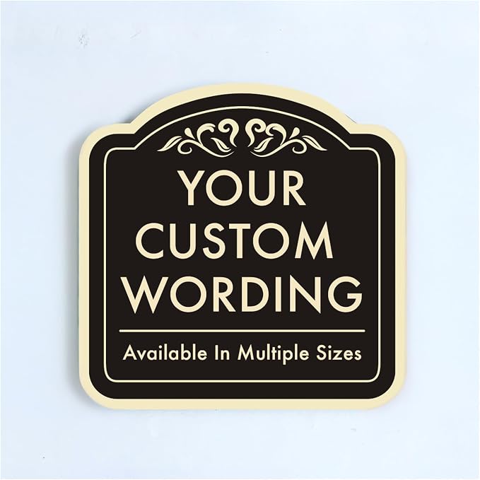 Custom Decorative Outdoor Metal Sign by SpeedyOrders