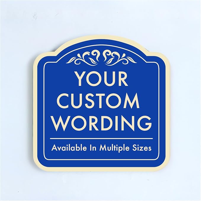 Custom Decorative Outdoor Metal Sign by SpeedyOrders