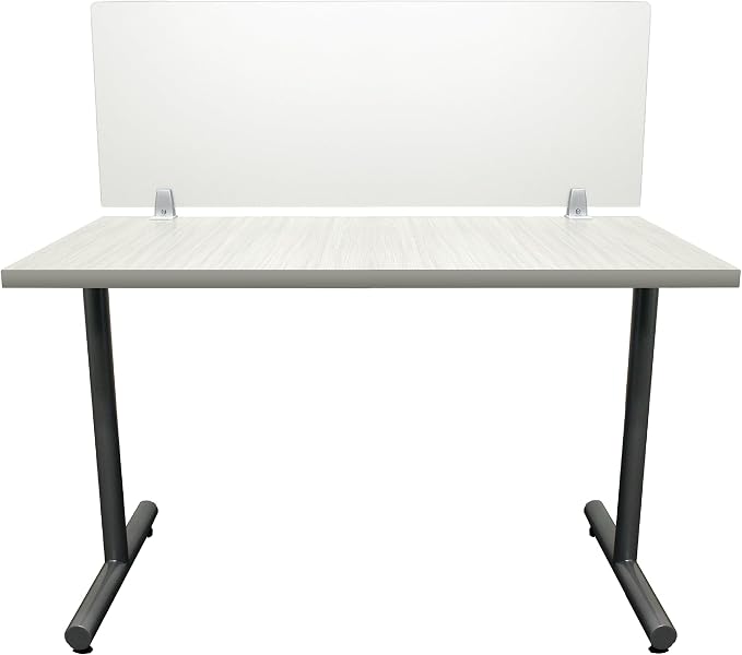 OBEX Clear Acrylic Desk Mounted Privacy Panel by OBEX