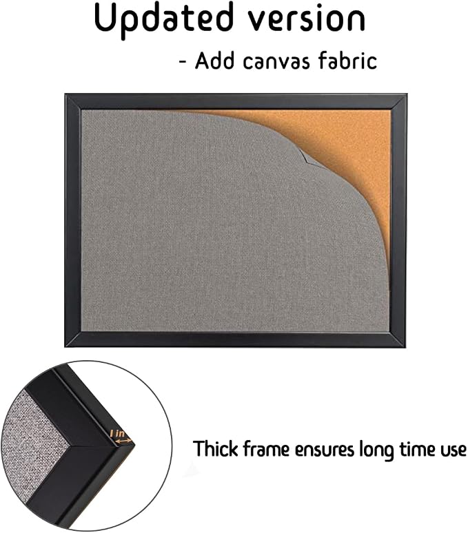 Bulletin Board 46x30 Inch, Large Cork Board - Image 3