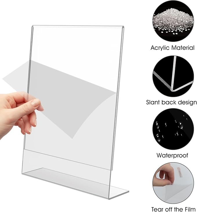 SVOPY Acrylic Sign Stand Holder - Image 4