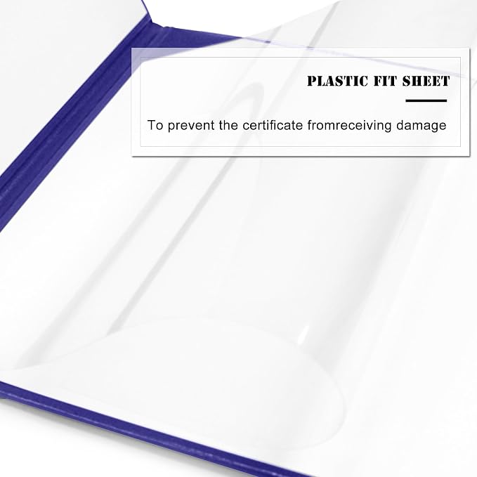 Diploma Cover 8.5” x11” Diploma Holder of Graduation Leatherette Padded - Image 3