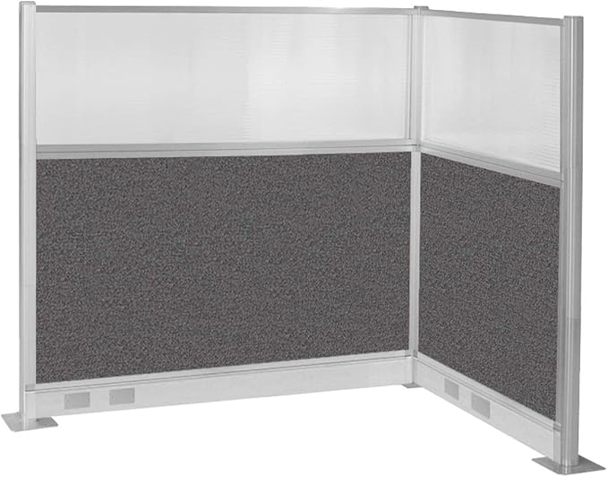 Versare Pre-Configured Hush Panel Electric Cubicle | Workstation Divider Walls by VERSARE