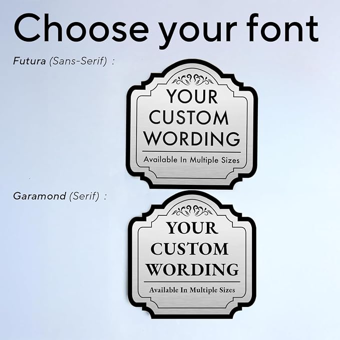 Custom Outdoor Metal Signs, Personalized Aluminum, Driveway Sign, Waterproof & - Image 9