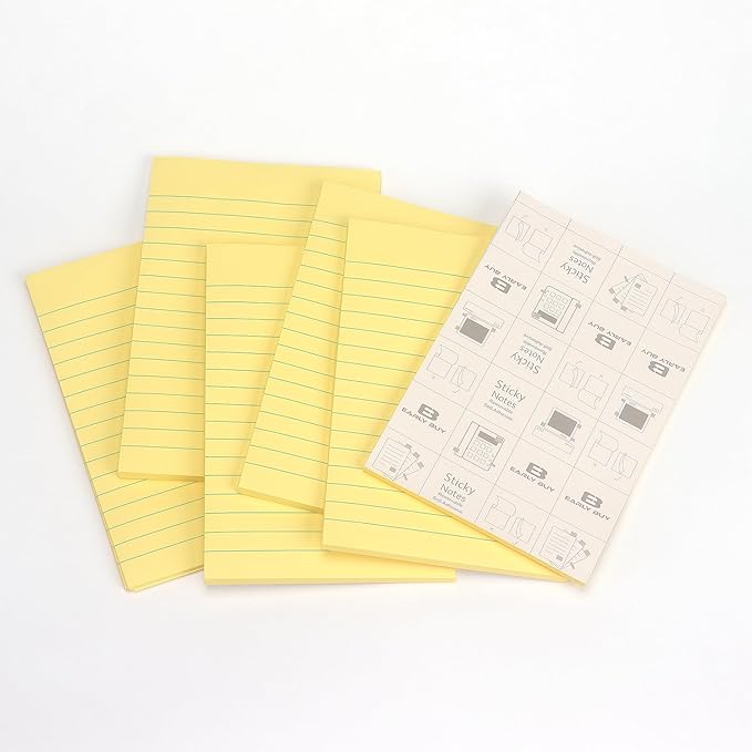 Early Buy 6 Pads Lined Sticky Notes - Image 7