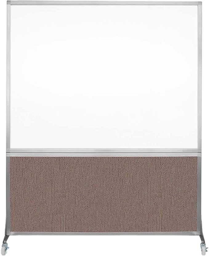 DivideWrite Mobile Whiteboard | Double Sided Dry Erase Board | Portable Office by VERSARE