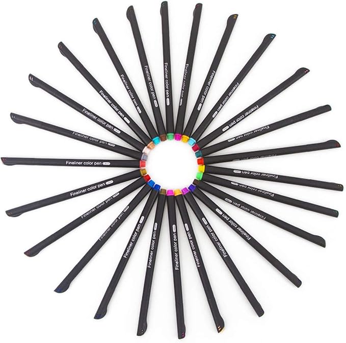 Yansanido 100 Pcs 100 Colors Fine Point Line Drawing Pens, 0.4mm of Pen Point - Image 5